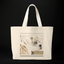 Olde english bulldogge tote bag bags
