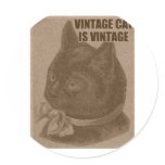 Olde LOLcat Round Stickers