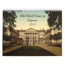 Olde World Views Belgium 2013 Wall Calendar