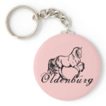 Oldenburg Horse Keychain