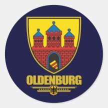 Oldenburg Round Sticker