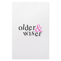 Older and Wiser stationery by Scrappintwins Older and Wiser stationery