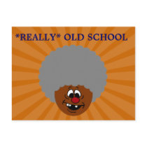 Older than dirt and proud of it senior citizen postcard
