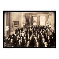 Oldest Citizens Lunch Photo 1907 posters