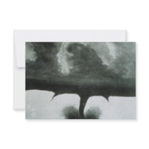 Oldest Known Photograph of a Tornado from 1884 Personalized Invitation