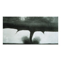 Oldest Known Photograph of a Tornado from 1884 Photo Card