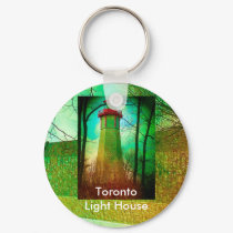 Oldest Light House in Toronto keychains