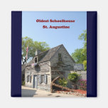 oldest wooden school house fridge magnet