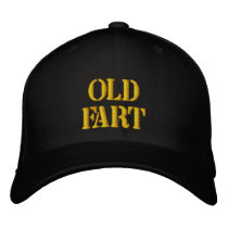 OLDFART embroidered hats by kotzradio OLDFART embroidered hats