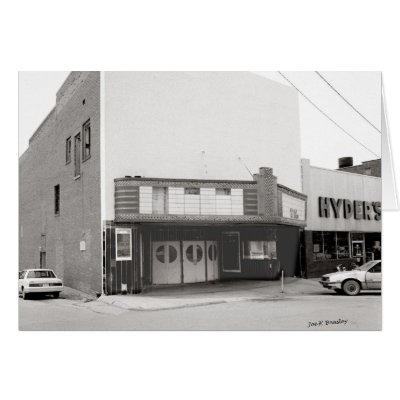 Oldham Theater Sparta Tennessee Greeting Cards by bhbphotos