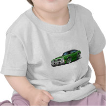 Olds Cutlass 442 Green Car T Shirt