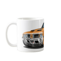 Olds Cutlass 442 Orange Car Coffee Mugs