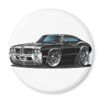 Olds Cutlass Black car magnets