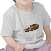 Olds Cutlass Orange Car Shirts