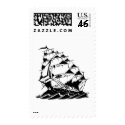 Olds Skool Tattoo Sailing Ship Navy postage