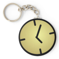 Oldskool Clock Keychain