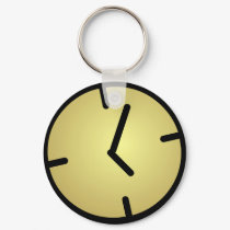 Oldskool Clock Keychain