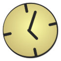 Oldskool Clock Stickers