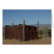 ole barn ( outwest) greeting card