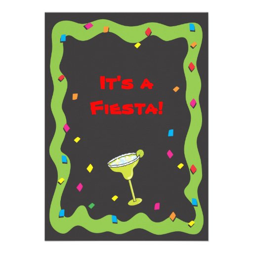 Ole! Mexican Fiesta Party Invitation