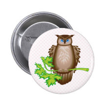 Oleg Owl Pin