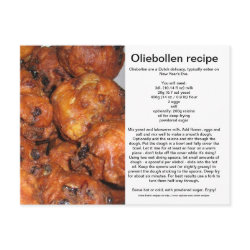 Oliebollen recipe card