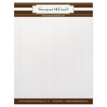 Olive and Brown Deluxe Letterhead