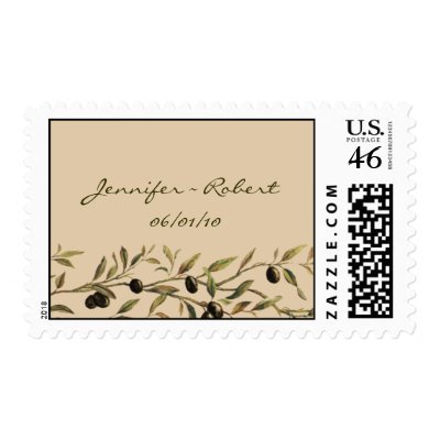 Olive Branch: A Tuscan Touch Postage Stamp