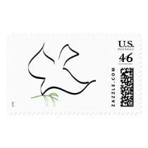 Olive Branch Dove Postage Stamps