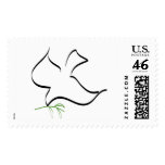 Olive Branch Dove Postage Stamps
