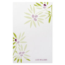Olive Branch Personalized Stationery