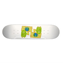 Olive Buying local to save planet earth Skate Boards