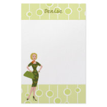 Olive Dress stationery by trennea Olive Dress stationery