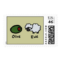 Olive Ewe Postage