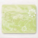 olive flowers mousepads