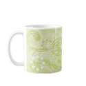 olive flowers mugs by VioDeSign olive flowers mugs