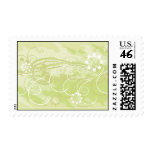 olive flowers stamp