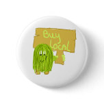 Olive Green Buy Local buttons
