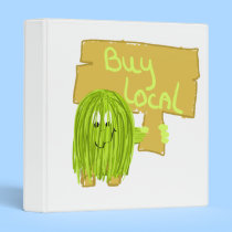 Olive Green Buy Local binders