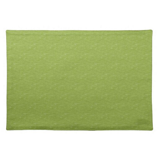Olive Green Cloth Placemat Zazzle