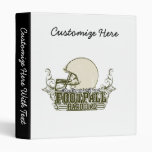 Olive Green Football Hardcore T-shirts and Gifts Binder
