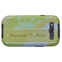 Olive Green Marble Texture Samsung Galaxy S3 Cases