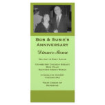 Olive Green Special Event Menu Rack Card Design