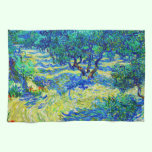 Olive Grove by Vincent Van Gogh kitchen towels