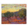 Olive Grove, Orange Sky by Vincent van Gogh Posters Olive Grove, Orange Sky by Vincent van Gogh Posters