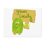 Olive grown locally post card