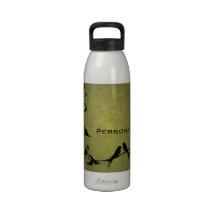 Olive Grunge Vines Liberty Bottle Drinking Bottles