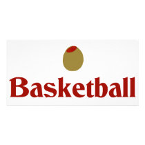 Olive (I Love) Basketball photo cards by OliveShop Olive (I Love) Basketball photo cards