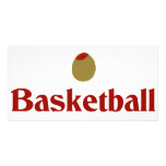Olive (I Love) Basketball Picture Card