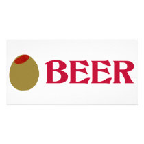 Olive (I Love) Beer photo cards